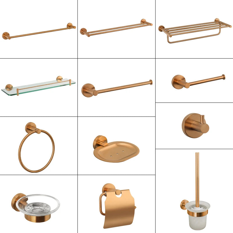 accessoires salle bain or rose moderne porte serviettes porte savon porte papier toiletteporte gobelet