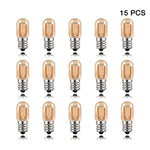 ampoules led filament amber glass vintage e12 blanc chaud 2200k dimmable 6pcs