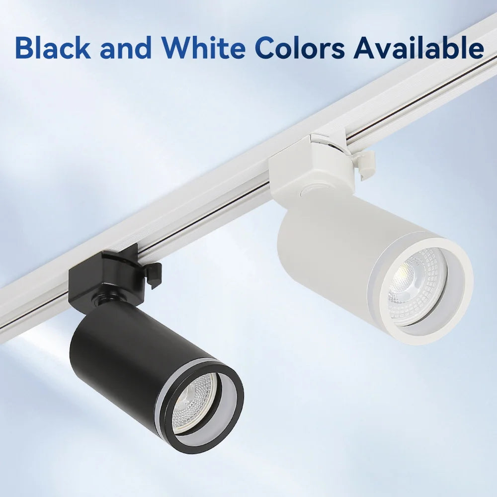 spots modernes gu10 led noir blanc éclairage cuisine 110v 220v