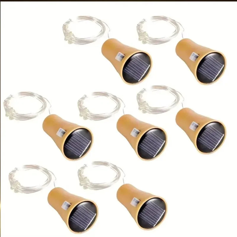décoration extérieure solaire moderne jaune doré fleurs spirales base câble flexible sensoriel adhésif