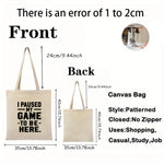 sac main toile beige clair moderne poignées détachables réutilisable écologique multifonction casual