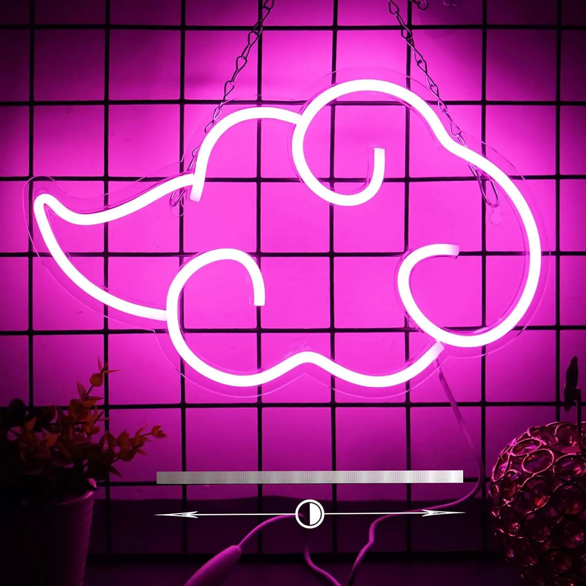 néon led nuage rouge blanc moderne lumineux usb power suspension anniversaire décoration chambre