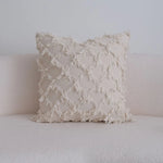 taies d'oreiller décoratives polyester non toxique moderne 30x50cm 45x45cm 50x50cm jacquard beigeclair tissage opacité