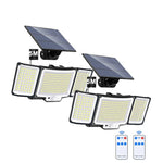lampe solaire led extérieure imperméable ip65 détecteur mouvement modes éclairage moderne clips