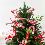 Détail texture laine bouclée décoration Noël
