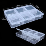 boîtes rangement bijoux transparentes plastique modernes compartiments poignées breloques lettresscrição solution respecte contraintes données