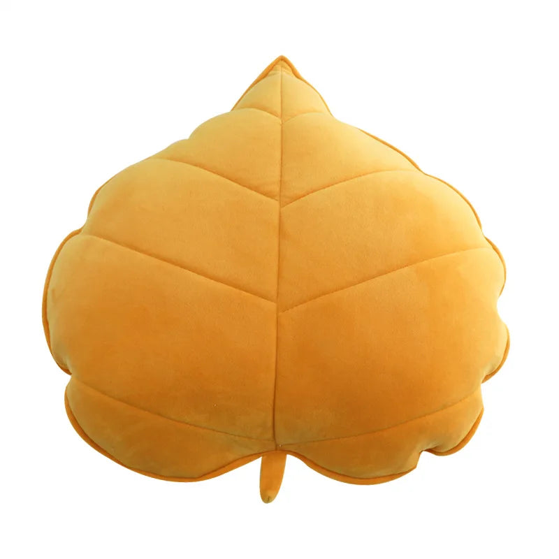 coussin rond imprimé feuilles velours amovible lavable moderne adultes multicolore