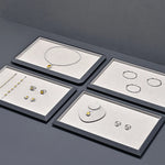 plateau présentation bijoux cuir velours strass classique bracelet boucles oreilles bagues colliers portable festival