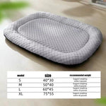 coussin chien respirant coton moderne bleu gris vert doux adhésif