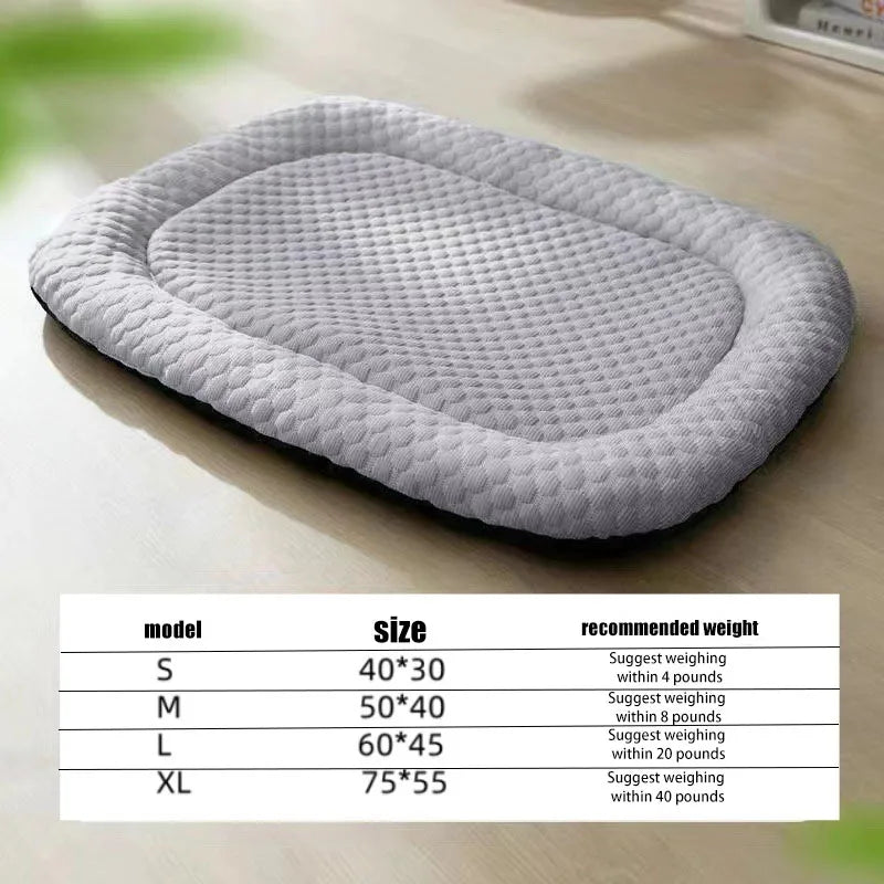 coussin chien respirant coton moderne bleu gris vert doux adhésif
