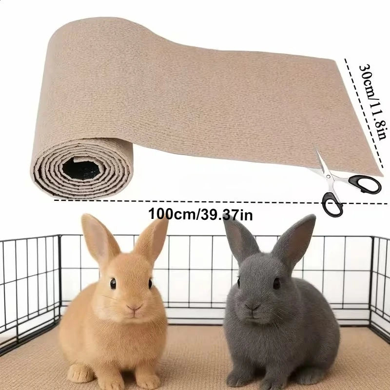 tapis adhésif protection mur chat lapin anti griffure diy beige clair marron rustic