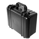 valise rigide noire robuste 280mm 240mm 130mm mousse d'expansion poignée