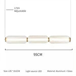 suspension pendentif verre blanc contemporain 6000k 90260v opaque moderne chambre salon