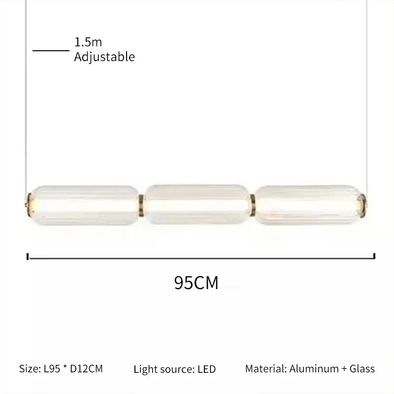 suspension pendentif verre blanc contemporain 6000k 90260v opaque moderne chambre salon