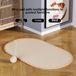 tapis sisal chat horizontal gratter protection mobilier beige clair moderne minimaliste bohème