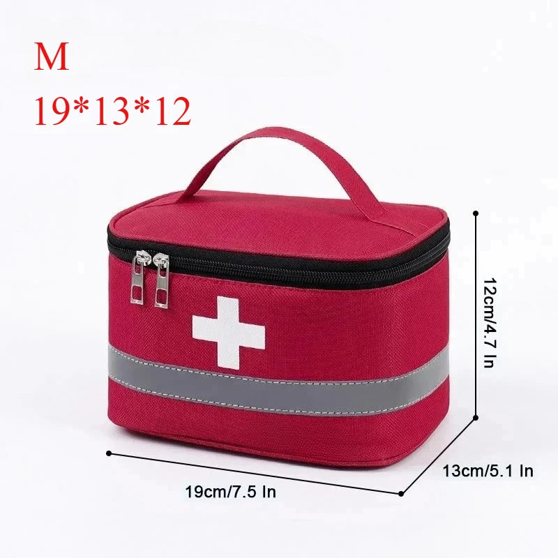 sac rangement multi usages kit médical oxford pratique croix blanche rouge gris bleu