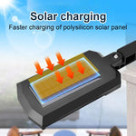 lumière solaire noire ip65 led moderne télécommande mur extérieur 12v