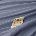 drap housse coton gris uni moderne bande élastique lit simple double grand
