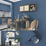 film adhésif mural protection meuble cuisine cuisine cuisine moderne blanc noir texture grainée pvc