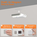 lampe nuit capteur mouvement rechargeable usb type blanc moderne aimantée flux lumineux faible certification