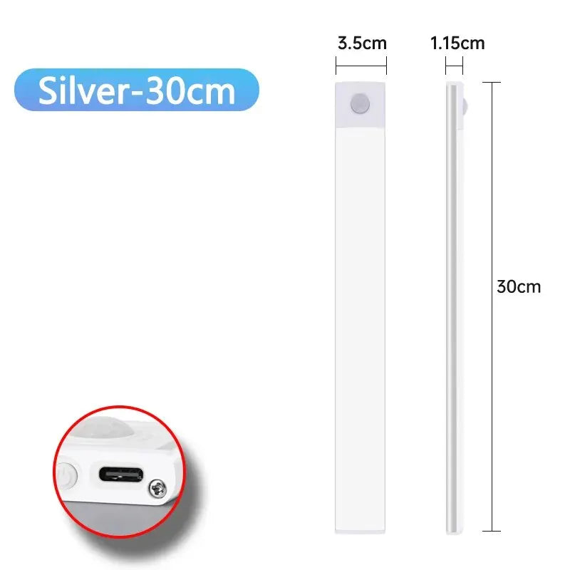 lampe led rechargeable adhésive 5v blanc moderne 10cm 20cm 30cm 40cm 50cm
