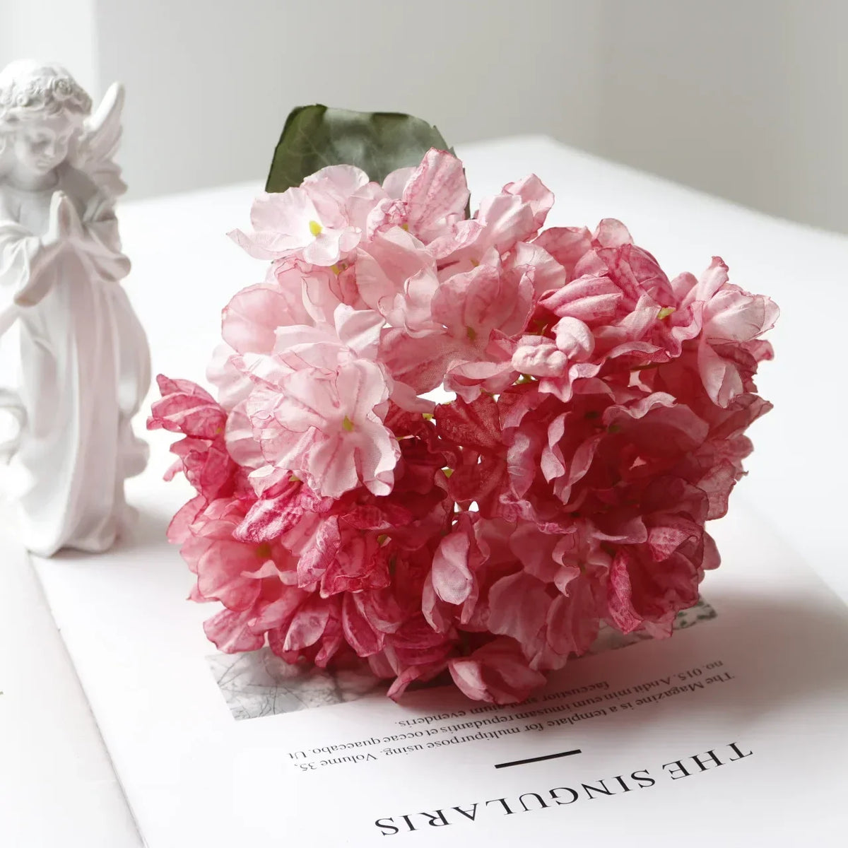 bouquet artificiel hortensia classique couleurs variées intérieur mariage anniversaire fêtes decoration