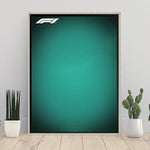 tableau diamants motif géométrique moderne décoration murale autocollante kit complet bleu vert