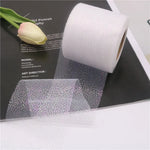 rubans tulle pailletés couleurs blanc rose beige vert bleu noir rouge semi opaques élégants