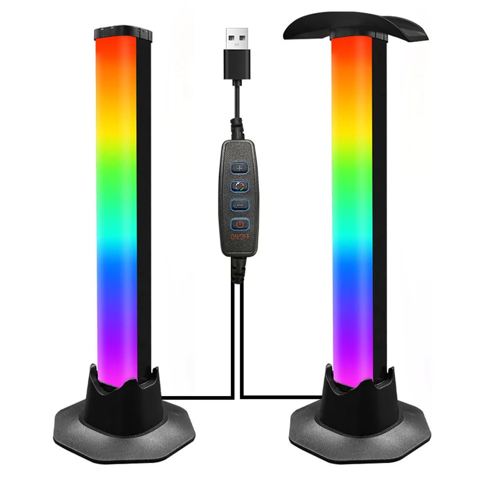 barre lumineuse led multicolore cyberpunk télécommande bluetooth application gamingRGBOpaque moderne