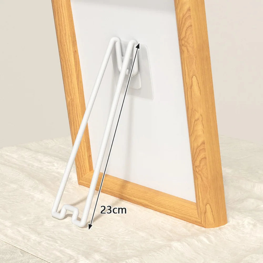 supports cadre photo adhésifs modernes blanc doré argenté lisses opaques 13cm 18cm 23cm