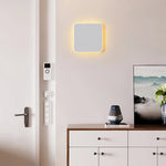 applique murale led moderne or noir gris clair ronde carrée lumineuse minimaliste chambre salon