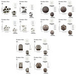 porte plantes moderne porte clés adhésifs hexagonnels motifs géométriques plantes artificielles marron foncé minimaliste