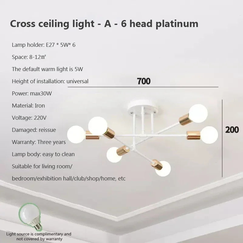 lampe suspension moderne noir or blanc flux lumineux cool white certification ccc cqc ul