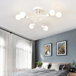 plafonnier led or noir moderne éclairage quotidien contemporain chambre salonSuspens fer flux lumineux minimaliste