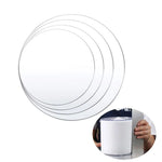 disques support gâteau transparents modernes 10cm 15cm 20cm 25cm