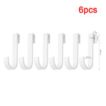 crochet mural moderne aluminium noir blanc gris fixations adhésives multifonction salle bain cuisine
