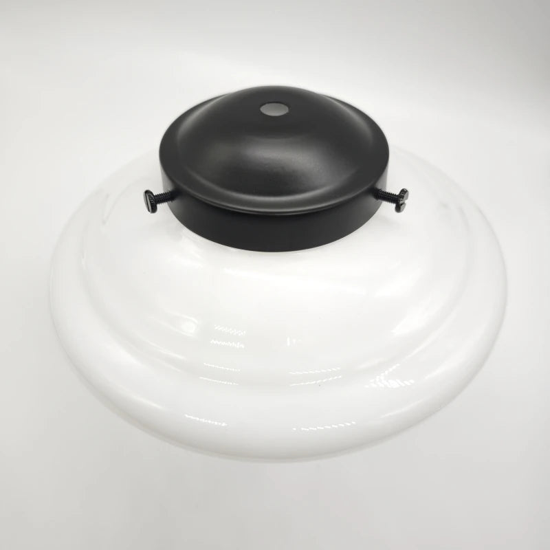 cache lampe noir doré argenté classique métal chrome rond lisse opacité fixations éclairage