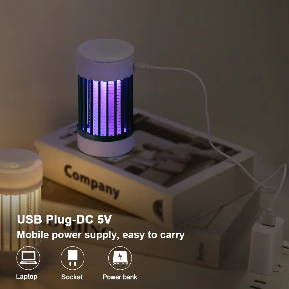 piège anti moustiques lampes électriques vert blanc moderne rechargeable uv camping chambre