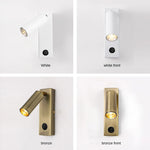 lampe murale moderne port usb noir blanc bronze fixée mur