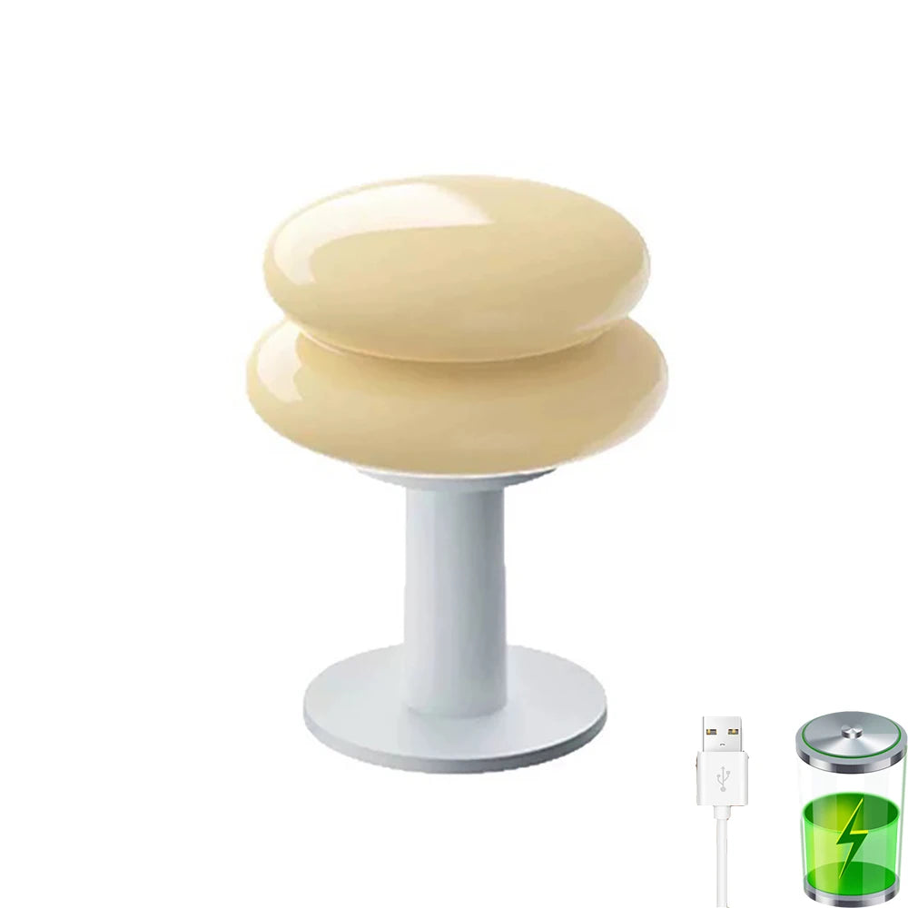 lampe table led rechargeable modernes vitesses ambiances blanc gris beige