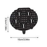coussinets perforés protection racines pots fleurs anti moisissure utilitaires jardinage noirs