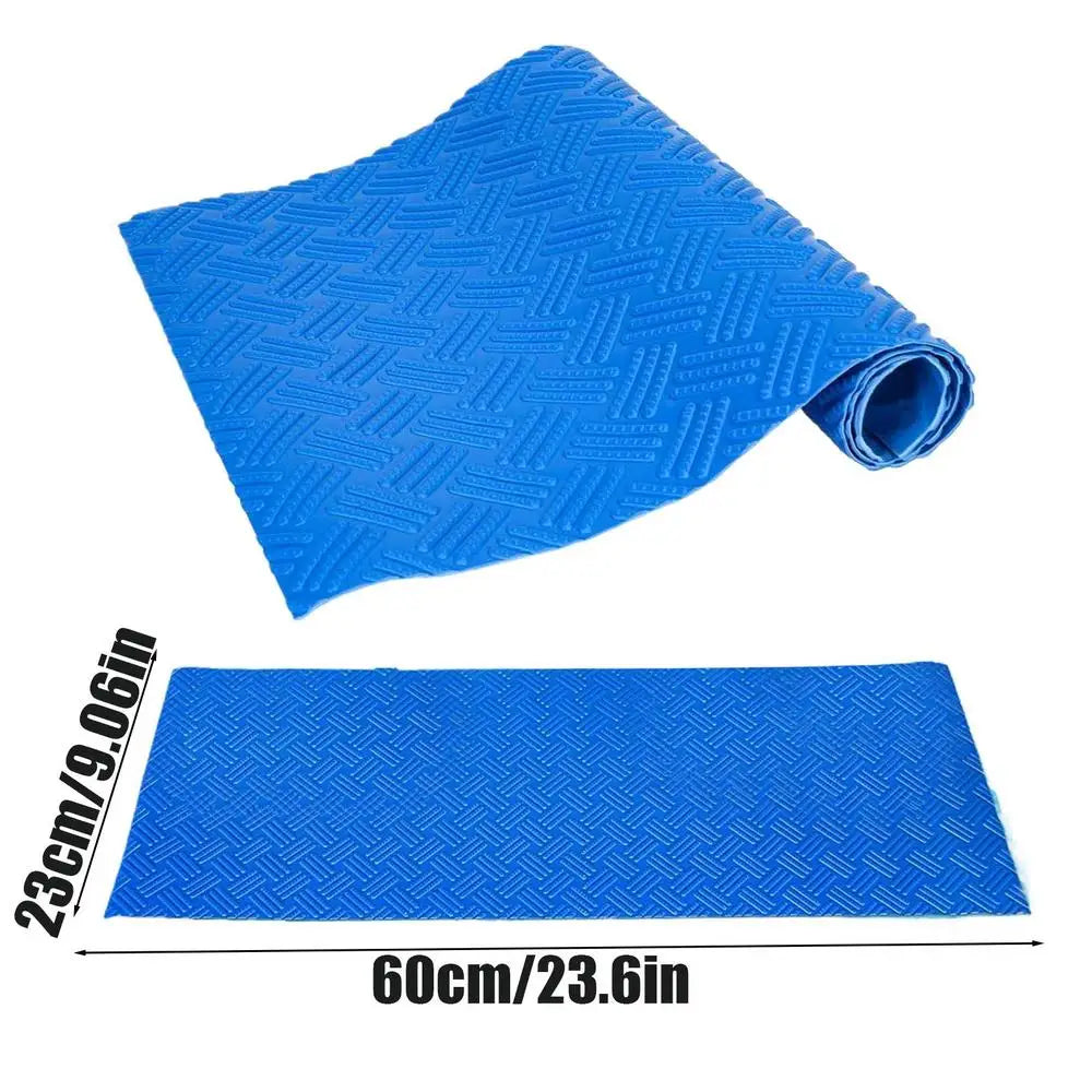 tapis antidérapant piscine protection escalier extérieur été bleu moderne minimaliste pvc opaque texturé losange
