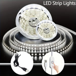 ruban led blanc chaud smd 2835 moderne adhésif cuttable rétroéclairage décoration enceinte usb