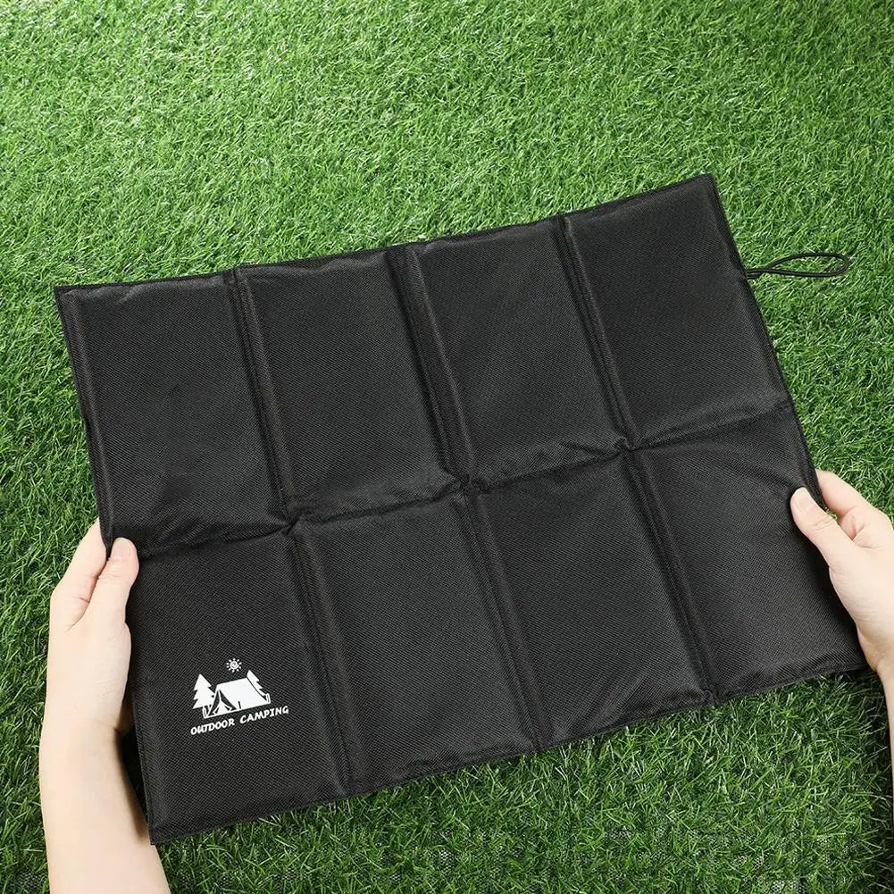 tapis pliable extérieur camping noir vert olive texturé portable fonctionnelOutdoor