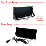 lampe led full spectrum 50w 100w noir blanc rose moderne clips cabled interrupteur grow