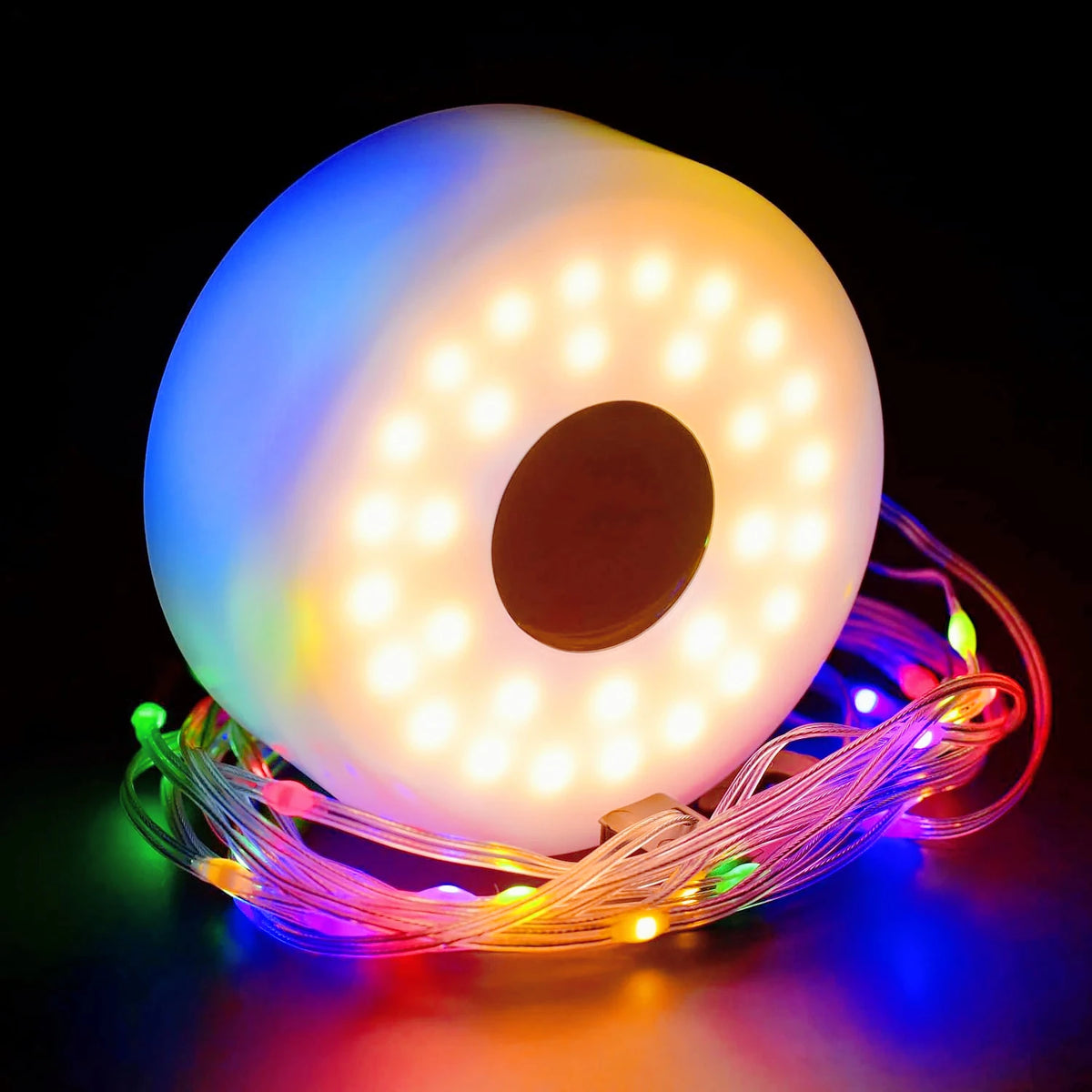lampe led multicolore blanc camping decoration exterieure aimant rechargeable moderne minimaliste