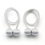 boucles rideaux moderne aimant puissant tissé opacité bleu rose marron attachement chambre salon cuisine