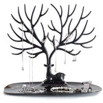 présentoir bijoux arbre branches cerf rose vert blanc moderne minimaliste rangement bijoux