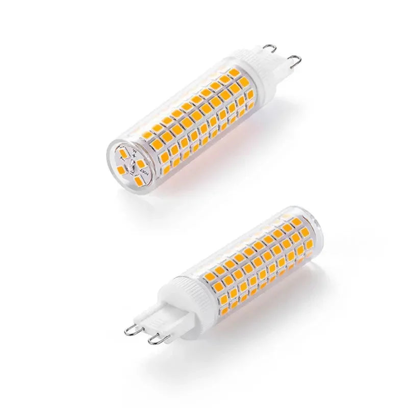 ampoule led g9 12w 220v 2700k blanc carrés jaunes modernes 50000h 250lm