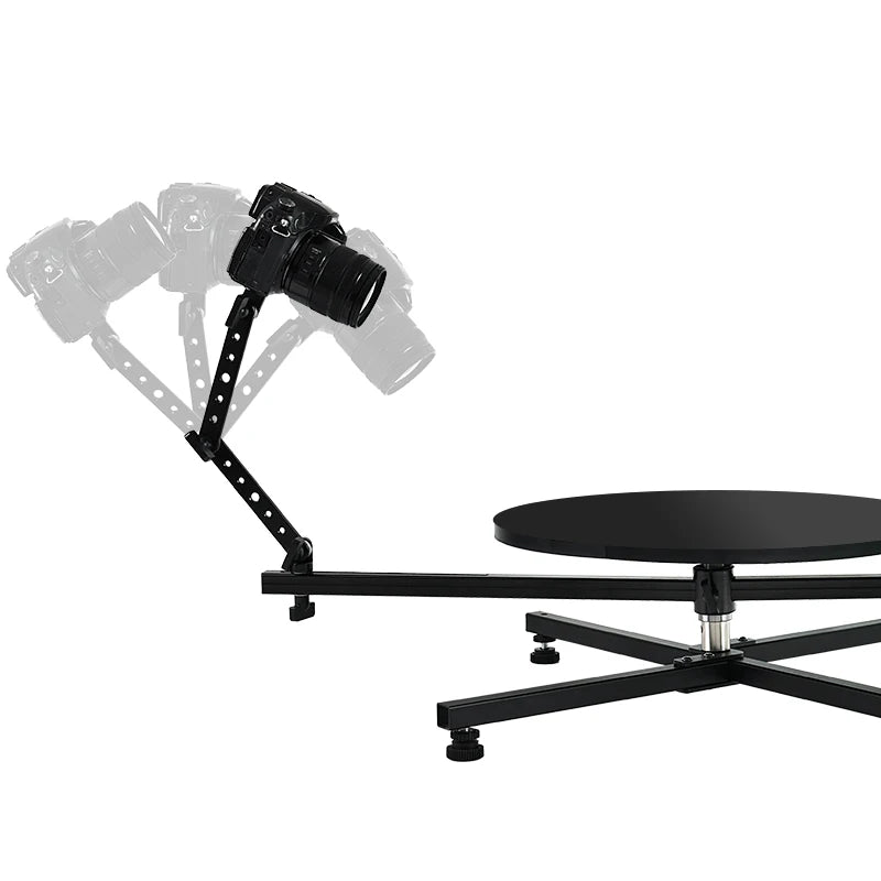 support rotatif photo plateau tournant videokit diffuseur moderne noir vis trépied caméra